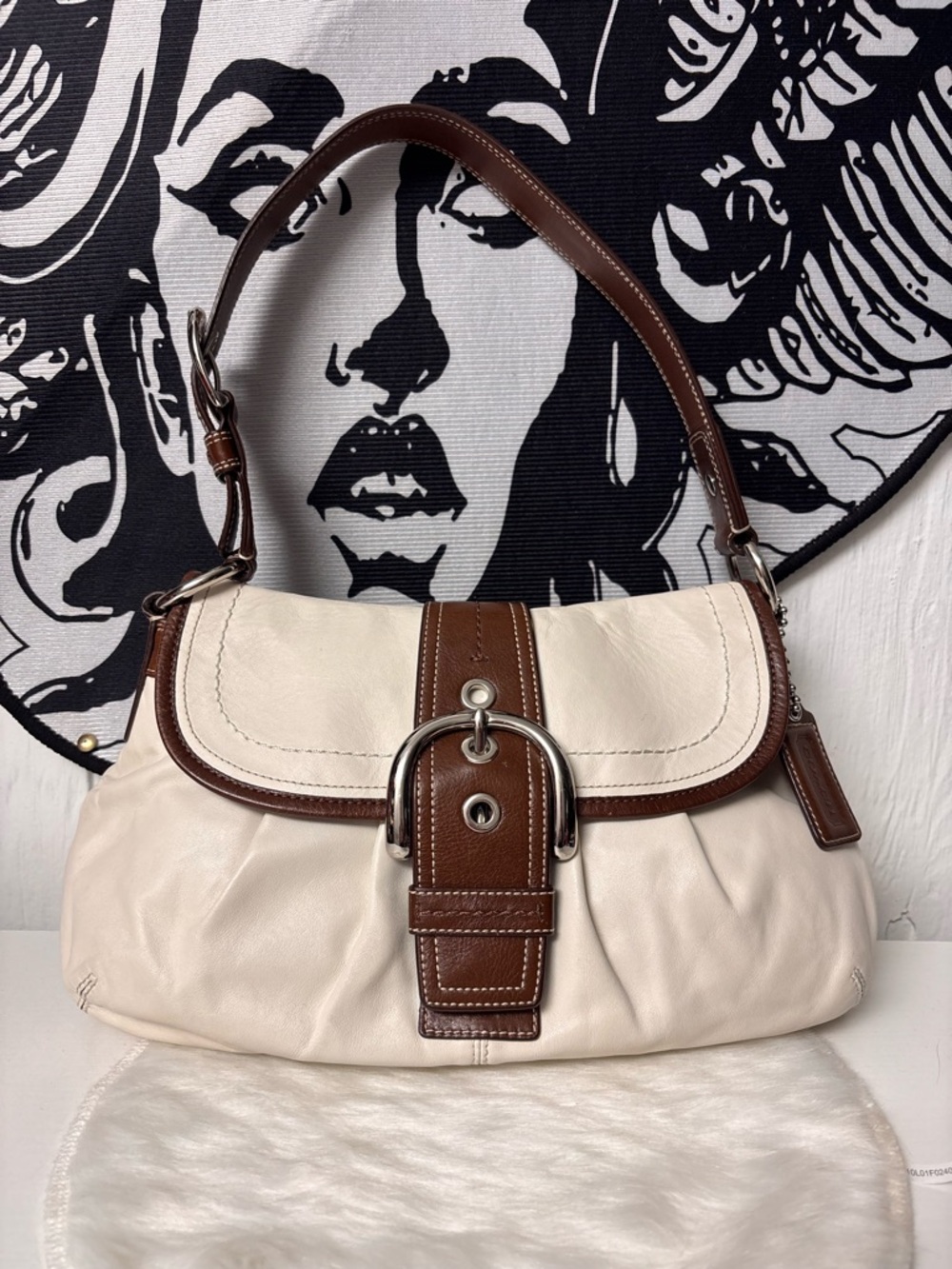 Coach buckle flap soho shoulder bag